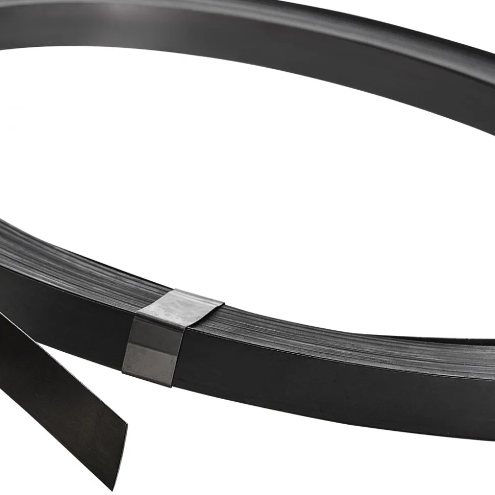 VEVOR Steel Strapping Coil, 3/4 in x 0.02 in x 300 ft, Metal Strapping Banding Roll Withstands Harsh Environment, 1710 lbs Break Strength, Heavy Duty Banding Pallet Strap Coil for Pallet Packing