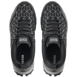 VEVOR Steel Toe Shoes for Men, US Size 8.5 Wide, Men’s Cushion Sport Safety Toe Athletic Work Shoe, Indestructible Safety Sneakers Lightweight,Breathable Industry Construction Work Shoes, Black
