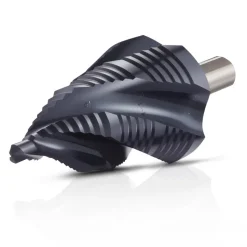 VEVOR Step Drill Bit, 3/16 to 1-3/8 inch, 3/8 inch Triangular Shank, TiAlN Coating Cobalt High Speed Steel, Four Spiral Flute Step Bit for Metal, Stainless Steel, Aluminum, Wood, Plastic, Fiberglass