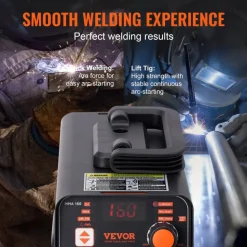 VEVOR Stick Welder, 160A ARC/Lift TIG 2-IN-1 Welding Machine with IGBT Inverter 110V/220V Portable MMA Welder Machine with Hot Start, Arc force and Anti-Stick