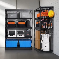 VEVOR Storage Shelves, 2400 lbs, 4 Tier Heavy Duty Garage Shelving, 20