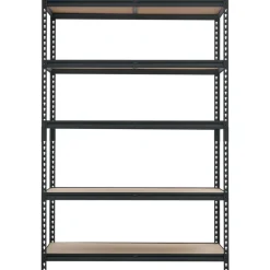VEVOR Storage Shelves, 5-Tier Adjustable, 3000 lbs Capacity, Heavy Duty Garage Storage Shelving Unit, Metal Utility Rack Shelf, for Garage Workshop Warehouse Basement, 48.35" W x 24.37" D x 71.38" H