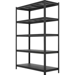 VEVOR Storage Shelves, 5-Tier Adjustable, 3000 lbs Capacity, Heavy Duty Garage Storage Shelving Unit, Metal Utility Rack Shelf, for Garage Workshop Warehouse Basement, 48.43