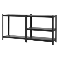 VEVOR Storage Shelves, 5-Tier Adjustable, 2000 lbs Capacity, Heavy Duty Garage Storage Shelving Unit, Metal Utility Rack Shelf, for Kitchen Pantry Basement Bathroom, 28.35" W x 12.17" D x 59.84" H