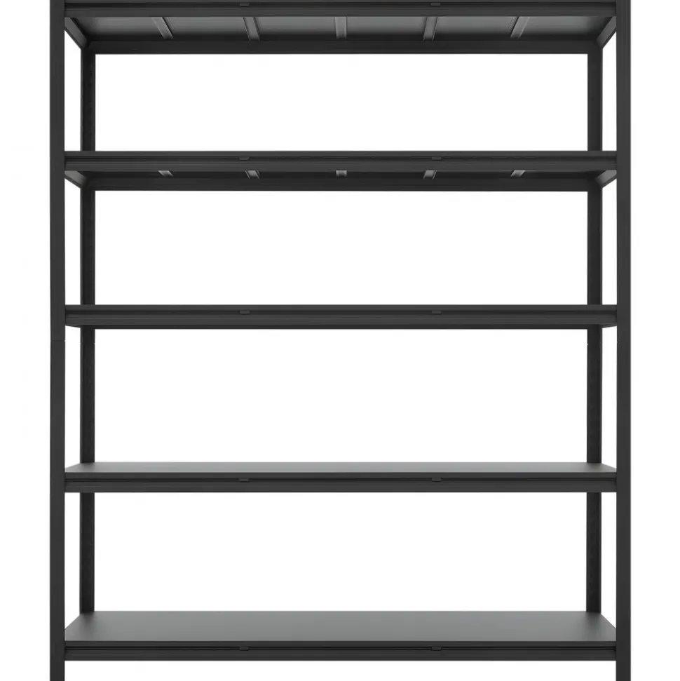 VEVOR Storage Shelves, 5-Tier Adjustable, 3000 lbs Capacity, Heavy Duty Garage Storage Shelving Unit, Metal Utility Rack Shelf, for Garage Workshop Warehouse Basement, 59.49" W x 20.55" D x 71.38" H