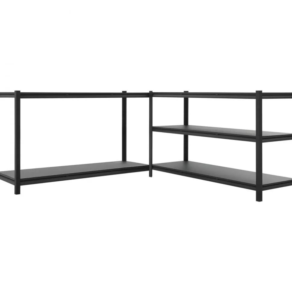 VEVOR Storage Shelves, 5-Tier Adjustable, 3000 lbs Capacity, Heavy Duty Garage Storage Shelving Unit, Metal Utility Rack Shelf, for Garage Workshop Warehouse Basement, 59.49" W x 20.55" D x 71.38" H