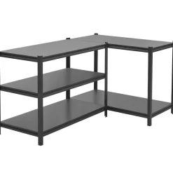VEVOR Storage Shelves, 5-Tier Adjustable, 3000 lbs Capacity, Heavy Duty Garage Storage Shelving Unit, Metal Utility Rack Shelf, for Garage Workshop Warehouse Basement, 48.43
