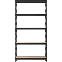 VEVOR Storage Shelves, 5-Tier Adjustable, 3000 lbs Capacity, Heavy Duty Garage Storage Shelving Unit, Metal Utility Rack Shelf, for Kitchen Pantry Basement Bathroom, 36.34