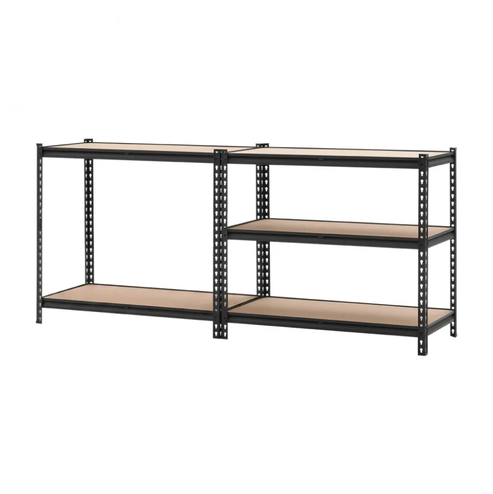 VEVOR Storage Shelves, 5-Tier Adjustable, 2500 lbs Capacity, Heavy Duty Garage Storage Shelving Unit, Metal Utility Rack Shelf, for Garage Warehouse Basement Kitchen, 40.35" W x 20.35" D x 71.38" H