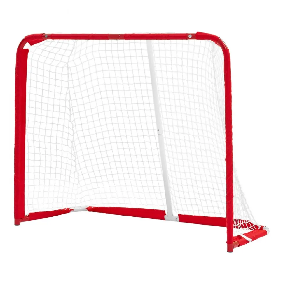 VEVOR Street Hockey Goal, Heavy-Duty Steel Street + Roller Hockey Nets, Durable Hockey Net for Indoor Outdoor Use, Lightweight Portable Training, Easy Assembly for Backyard Park Garage, 55.9 x 44.5 in