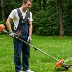 VEVOR String Trimmer, 26cc 2 in 1 Weed Wacker Gas Powered, 17