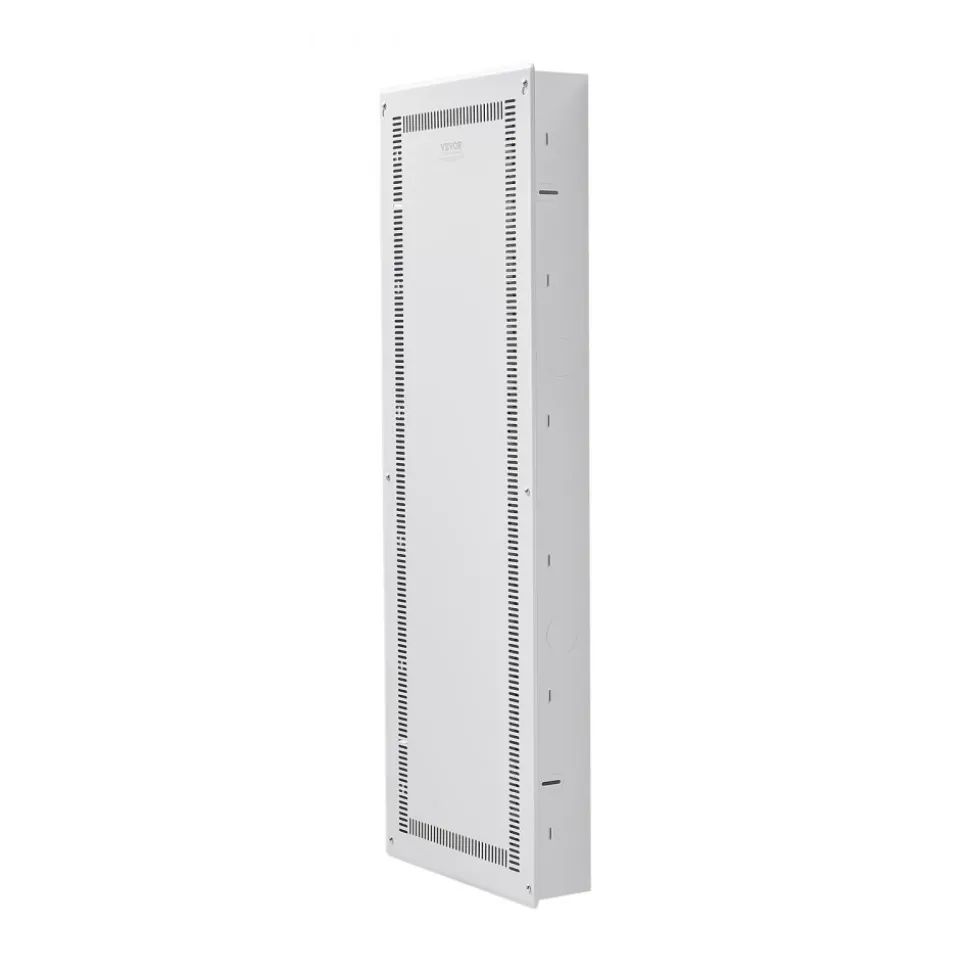 VEVOR Structured Media Enclosure, 42-Inch, Recessed in-Wall Media Box with Cover, Wall-Mount Cable Management Box Kit, Structured Wiring Multi-Media Cabinet, Cold-Rolled Steel, for TV Home Theater