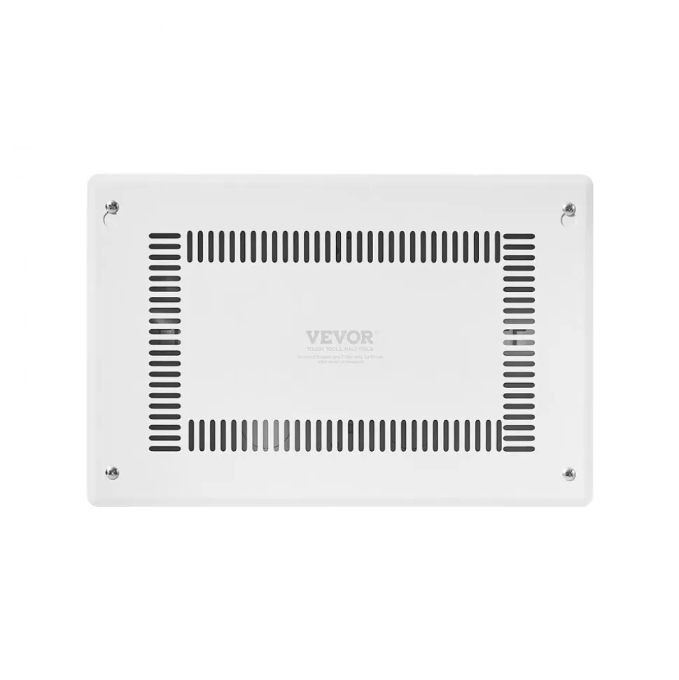 VEVOR Structured Media Enclosure, 9-Inch, Recessed in-Wall Media Box with Cover, Wall-Mount Cable Management Box Kit, Structured Wiring Multi-Media Cabinet, Cold-Rolled Steel, for TV Home Theater