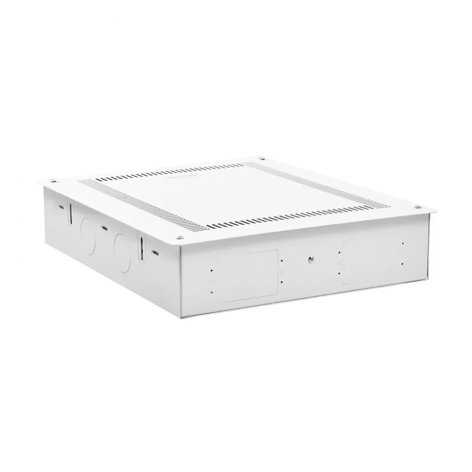 VEVOR Structured Media Enclosure, 17-Inch, Recessed in-Wall Media Box with Cover, Wall-Mount Cable Management Box Kit, Structured Wiring Multi-Media Cabinet, Cold-Rolled Steel, for TV Home Theater