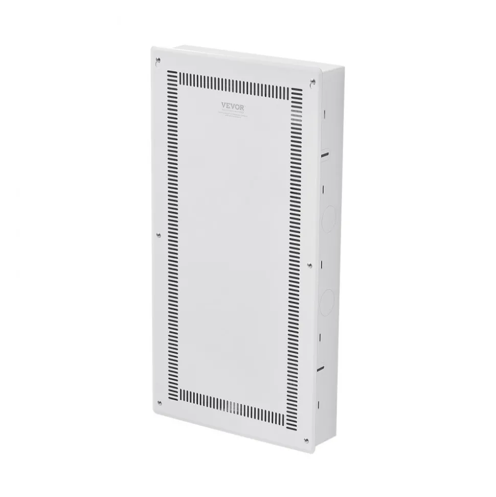 VEVOR Structured Media Enclosure, 28-Inch, Recessed in-Wall Media Box with Cover, Wall-Mount Cable Management Box Kit, Structured Wiring Multi-Media Cabinet, Cold-Rolled Steel, for TV Home Theater
