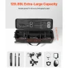 VEVOR Studio Equipment Trolley Case, 51.57 x 14.37 x 14.96 in / 131 x 36.5 x 38 cm, Rolling Camera Bag, Carrying Bag with Wheels Straps Padded Compartment Handle, for Light Stands, Tripods, Telescopes