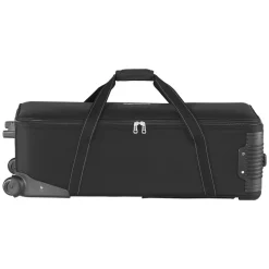 VEVOR Studio Equipment Trolley Case, 35.83 x 11.81 x 14 in / 91 x 30 x 35.5 cm, Rolling Camera Bag, Carrying Bag with Wheels Straps Padded Compartment Handle, for Light Stands, Tripods, Telescopes