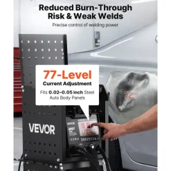 VEVOR Stud Welder Dent Repair Kit & Welding Cart, 3KW Spot Welder with 2 Welding Guns and 7 Modes, 110V Auto Body Spot Welding Dent Repair Machine for Steel Panel Repair