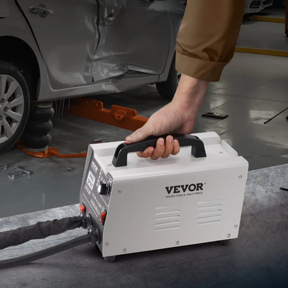 VEVOR Stud Welder Dent Repair Kit, 110V Auto Body Spot Welding Dent Puller Machine with 7 Welding Modes & Adjustable Power, 1.8KW Spot Welder Dent Removal Tool for Car, Truck Dent Repair