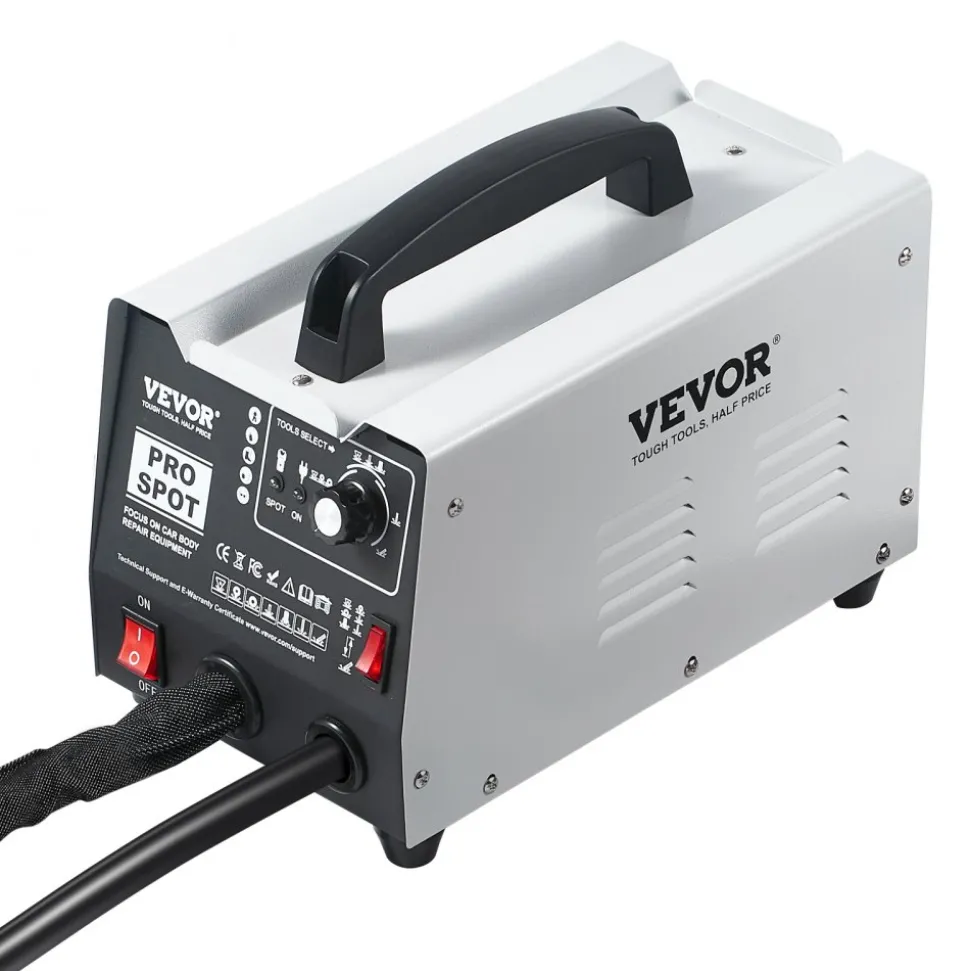 VEVOR Stud Welder Dent Repair Kit, 110V Auto Body Spot Welding Dent Puller Machine with 7 Welding Modes & Adjustable Power, 1.8KW Spot Welder Dent Removal Tool for Car, Truck Dent Repair