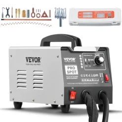 VEVOR Stud Welder Dent Repair Kit, 110V Auto Body Spot Welding Dent Puller Machine with 7 Welding Modes & Adjustable Power, 1.8KW Spot Welder Dent Removal Tool for Car, Truck Dent Repair