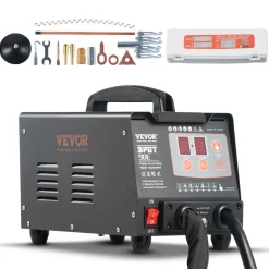 VEVOR Stud Welder Dent Repair Kit, 220V 3KW Spot Welder Dent Puller with Auto/Manual Welding & 7 Versatile Modes, Auto Body Spot Welding Dent Puller Machine for Car, Truck Dent Repair
