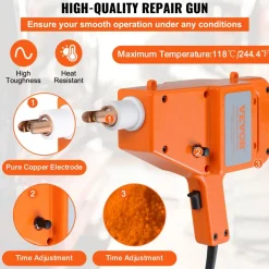 VEVOR Stud Welder Kit, 1600A Stud Welder Dent Repair Kit, 800VA Spot Welder Stud, 110V Welder Stud Kit, Stud Gun Dent Puller Kit with Complete Accessories, Dent Welder Repair for Auto Body Repairing