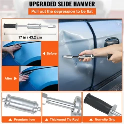 VEVOR Stud Welder Kit, 1600A Stud Welder Dent Repair Kit, 800VA Spot Welder Stud, 110V Welder Stud Kit, Stud Gun Dent Puller Kit with Complete Accessories, Dent Welder Repair for Auto Body Repairing