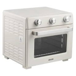 VEVOR Sublimation Oven Machine, 26 Qt, Fits 40oz Tumblers, with 50 Shrink Films, 1 Tape and 2 Heat Gloves, 360° Turbo Convection for Sublimation Blank Tumblers, Mugs, Bowls, Off-White
