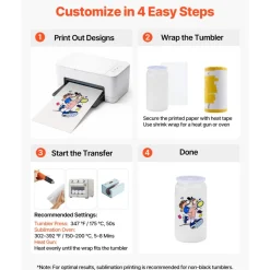 VEVOR Sublimation Tumblers, 12 Pack, 16 oz Multicolored Tumblers Bulk, Stainless Steel Sublimation Cups with Lids and Straws, Double Wall Insulated Tumbler Blank, for DIY Personalized Customization