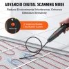 VEVOR Subterranean Wire Locator, Up to 6.5 FT Detection Depth, Earphone-Included Cable Tracer and Break Detector, 3280 FT Detection Range, Ideal for Locating Hidden Pet Fences and Sprinkler Valves