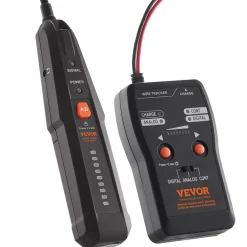 VEVOR Subterranean Wire Locator, Up to 6.5 FT Detection Depth, Earphone-Included Cable Tracer and Break Detector, 3280 FT Detection Range, Ideal for Locating Hidden Pet Fences and Sprinkler Valves