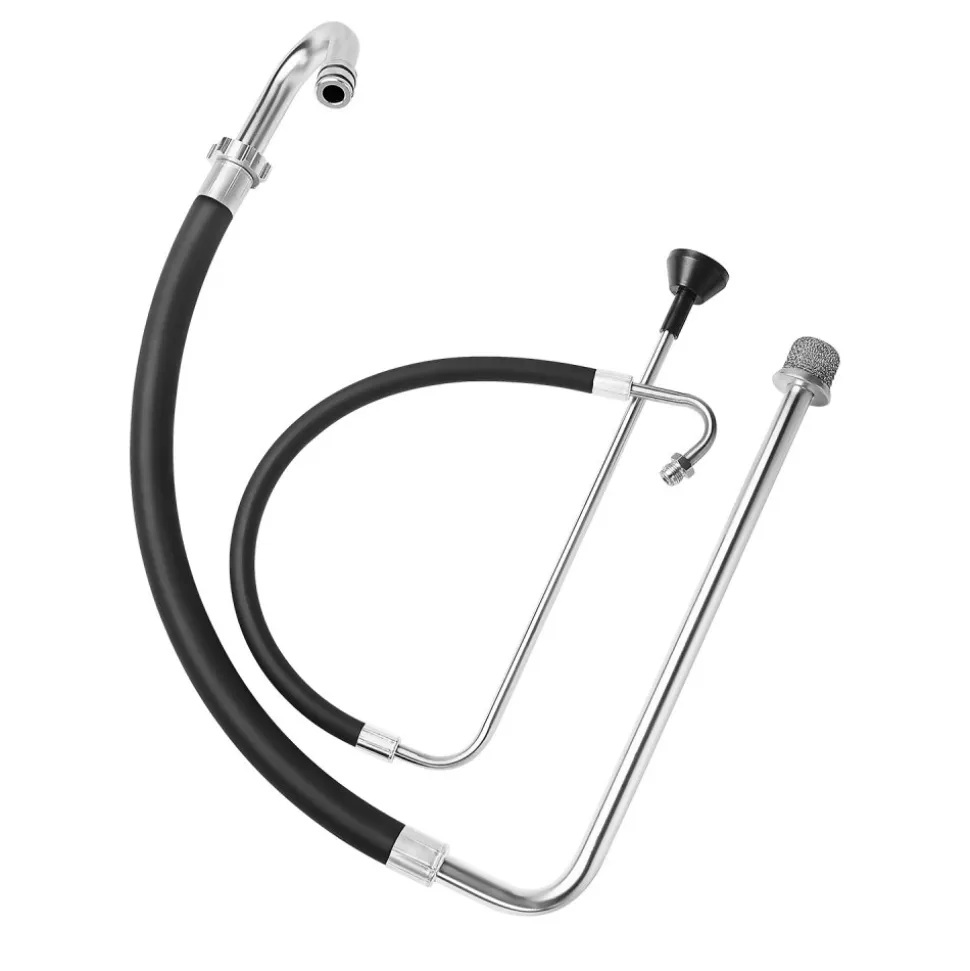VEVOR Suction Hose Tube and Reflux Line Sets, Aluminum Alloy an Rubber Suction Hose and Reflux Line Set, Paint Sprayers Tool Part, Compatible with Multiple Airless Spraying/Line Painting Machine