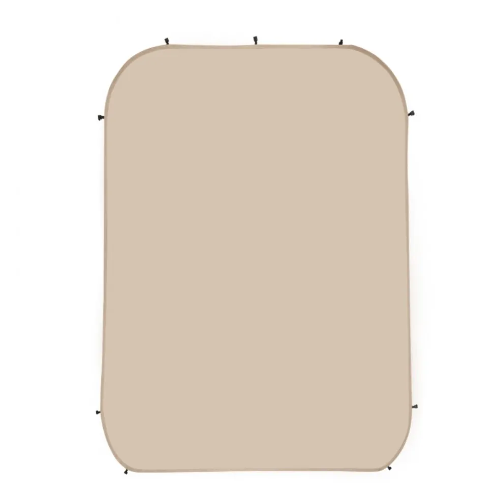VEVOR Sun Shade Sail Canopy Covers, Fit for 15 x 13.8 ft Screen House Tent, Sun Protection, 5.51 x 5.25 ft 300D Oxford Silver-Coated Fabric, Pack of 3 (Not Include Tent), for Outdoor Activities, Beige