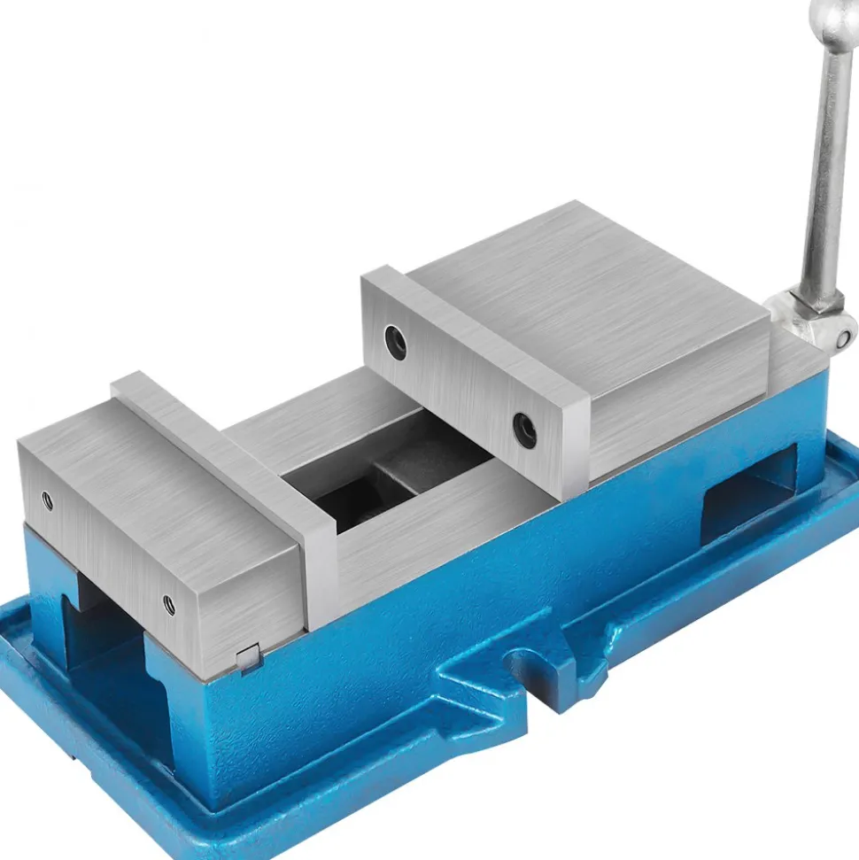 VEVOR 5" Super-Lock Vise For NC/CNC Machines Bench Clamp Vise High Precision, Vise Clamp Vice CNC Vise Lockdown Vise Drilling 125mm Width CNC 24KN