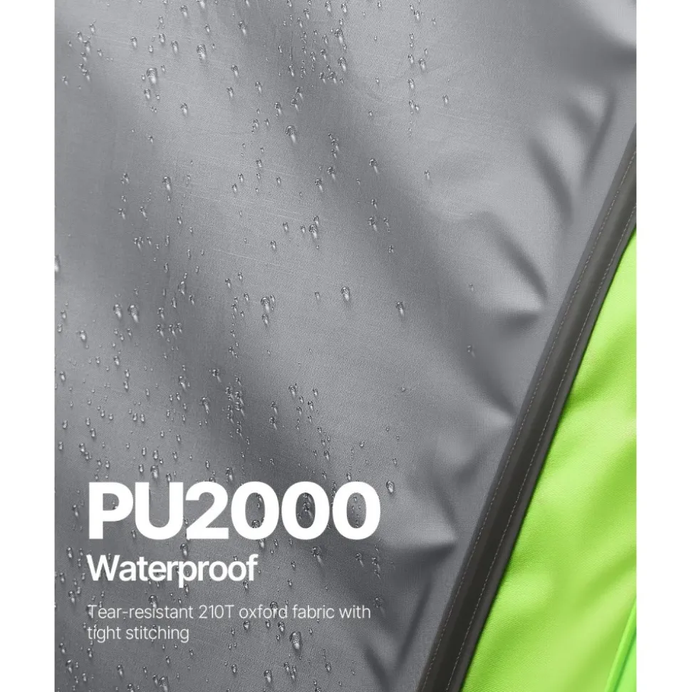 VEVOR SUV Tent for Camping, 8FT L x 8FT W, Waterproof PU2000mm Spacious Double Layer Design for 5-8 Person, SUV Camping Tent with Mesh Windows, Includes Rainfly & Storage Bag, for Outdoor Activities