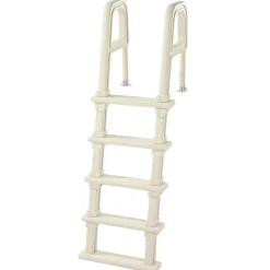 VEVOR Swimming Pool Ladder, 75°Inclined 5-Step Double Handrails Stair, Non-slip Heavy Duty Steps, Load Capacity 300 lb, for 48-54 In Inground & Above-ground Pools of Any Deck Surface Indoor & Outdoor