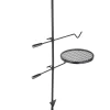 VEVOR Swivel Campfire Grill, Fire Pit Grill Grate over Fire Pits, Heavy Duty Steel Grill Grates, 360° Adjustable Open Fire Outdoor Cooking Equipment, Portable Camp Fire Racks for Camping Outdoor BBQ