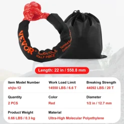 VEVOR Synthetic Soft Shackle, 1/2