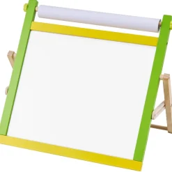 VEVOR Tabletop Art Easel for Kids, 3-in-1 Wooden Double-Sided Kid's Art Easel with Magnetic Whiteboard, Chalkboard, Paper Roll, Foldable Portable Drawing Board with Painting Accessories for Boys Girls