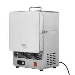 VEVOR Tabletop Kiln Melter, 1500W Electric Kiln, 2192℉ Max Temperature, Precise Control, Stainless Steel, Gold Melting Furnace for Wax Casting, Clay DIY, Metal Tempering, Glazing on Pottery, Silver