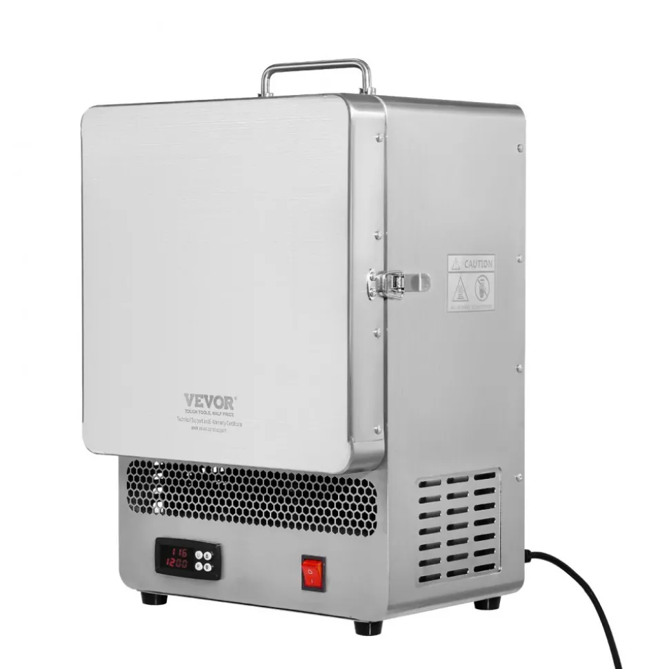 VEVOR Tabletop Kiln Melter, 1500W Electric Kiln, 2192℉ Max Temperature, Precise Control, Stainless Steel, Gold Melting Furnace for Wax Casting, Clay DIY, Metal Tempering, Glazing on Pottery, Silver