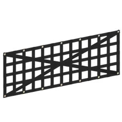 VEVOR Tailgate Net, 54 in x 18 in, Heavy Duty Cargo Net for Truck Bed with 4 Adjustable Telescopic Straps, Cross-reinforced Design, Extendable & Durable, Suitable for Pickup, Truck, Trailer, Jeep, SUV