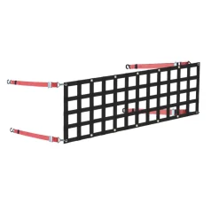VEVOR Tailgate Net, 54 in x 18 in, Heavy Duty Cargo Net for Truck Bed with 4 Adjustable Telescopic Straps, Extendable & Durable, Flexible Adjustment, Suitable for Pickup, Trailer, Truck, Jeep, SUV
