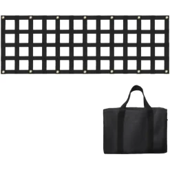 VEVOR Tailgate Net, 54 in x 18 in, Heavy Duty Cargo Net for Truck Bed with 4 Adjustable Telescopic Straps, Extendable & Durable, Flexible Adjustment, Suitable for Pickup, Trailer, Truck, Jeep, SUV