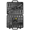 VEVOR Tap and Die Set, 51-Piece SAE Sizes 1/4" to 1", with Coarse and Fine Thread Taps and Dies, Wrench, Carrying Case and Complete Accessories, Bearing Steel, for Threading and Rethreading Threads