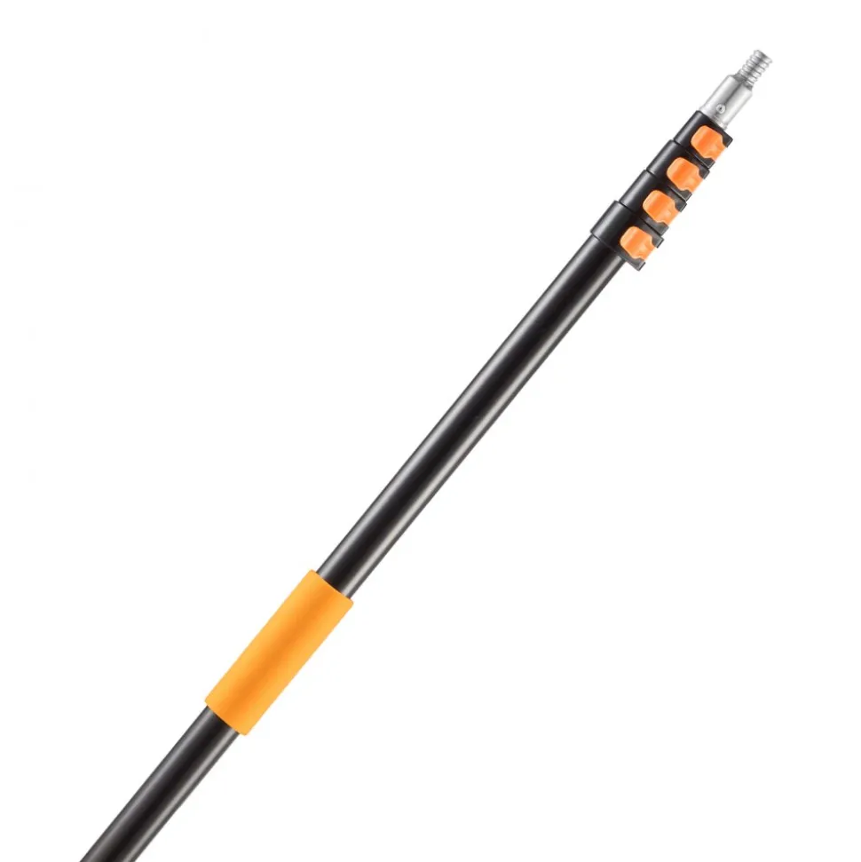 VEVOR Telescopic Extension Pole, 4.66-19 FT Multi-Purpose Extendable Pole, Sturdy Aluminum Alloy Paint Pole Extension with Flip-Lock Design, High Reach Roller Stick for Painting, Dusting and Cleaning