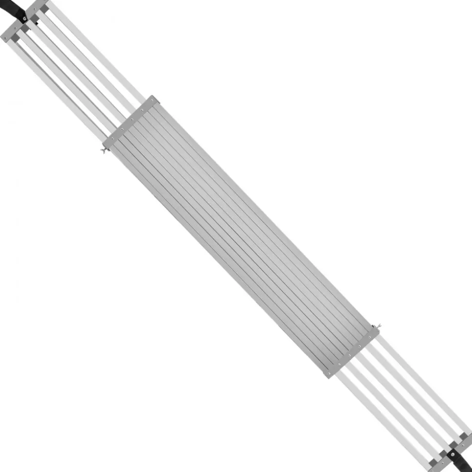 VEVOR Telescoping Aluminum Work Plank, 6-9 Feet 500lbs Capacity, 12.5 inch Width Aluminum Scaffold Plank,Extension Staging Plank with Skid-Proof Platform Scaffold Ladder Accessory