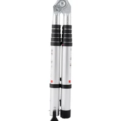 VEVOR Telescoping Ladder, 8.5FT Aluminum Lightweight Extension Ladder, One-button Retraction Collapsible Ladder, 375 LBS Capacity with Non-slip Feet, Portable Compact Ladders for Home, RV, Loft