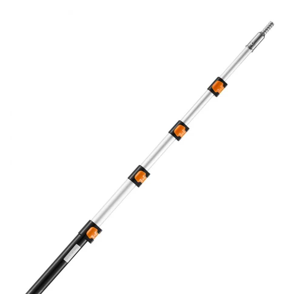 VEVOR Telescoping Pole, 7 to 30 FT Pole, Extension Multi-Purpose Pole, Sturdy Aluminum Alloy Paint Extendable Pole with Flip-Lock Design, Telescopic Pole for Painting, Dusting and Cleaning